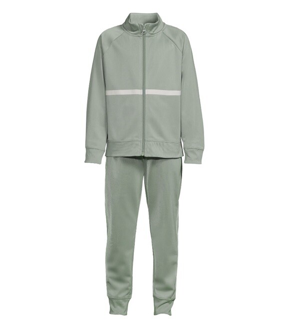 Athletic Works Girls 2 PC Green Fleece Tracksuit Size XXL (18) NWT
