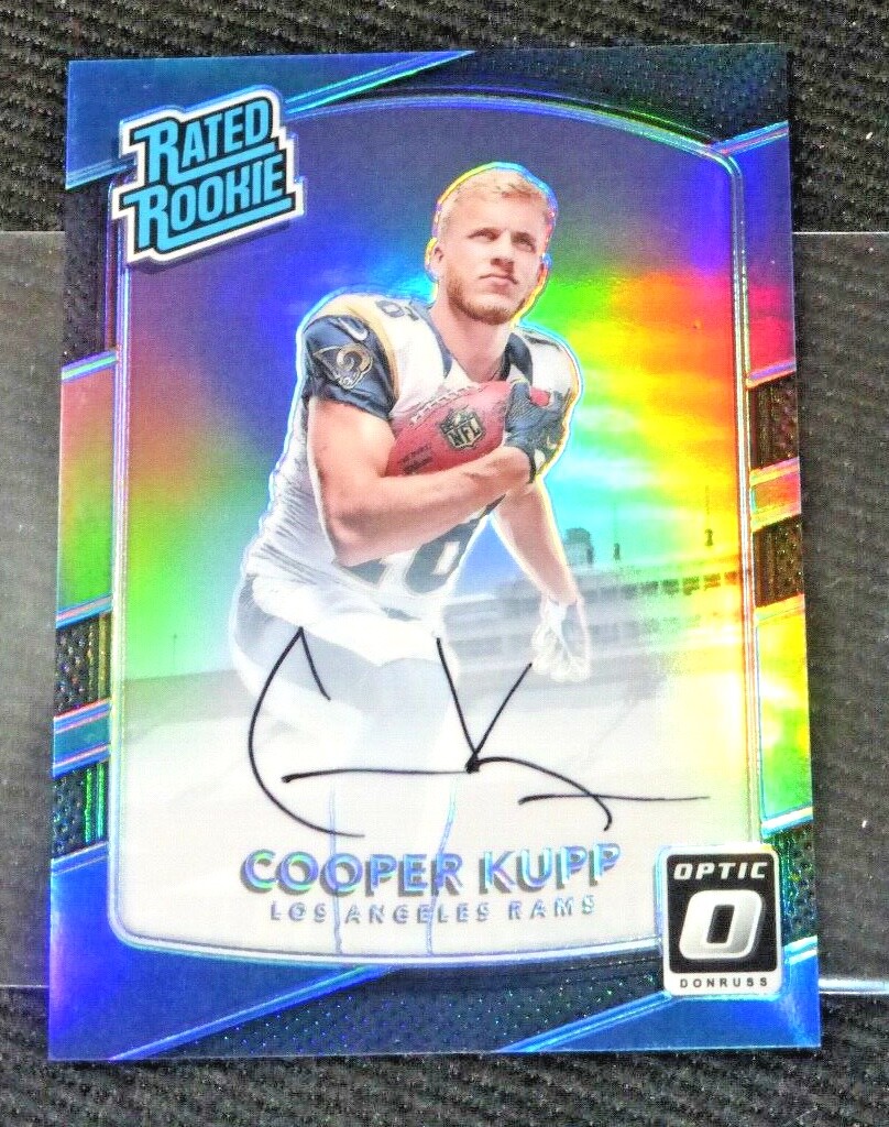 2017 Panini Donruss Optic Cooper Kupp Auto #d/25 Prizm Holo Black Rated Rookie