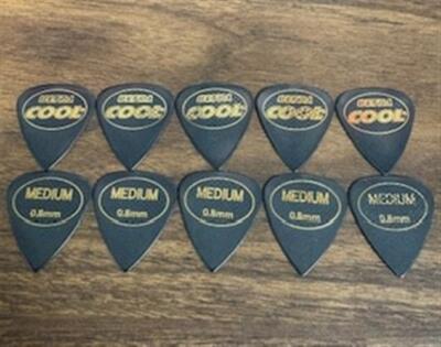 Cool Music Ultra Cool SR Standard Picks with Rubber Grip, .80mm Medium - Custom