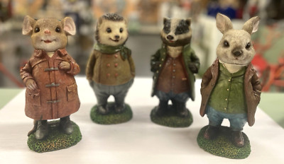Dachs Igel Maus Hase Tier Harz Ornament Statue Figur IndoorOutdoor