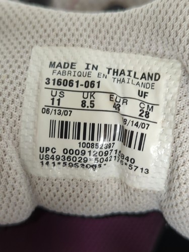 Nike Air Sz 11 Womens Alvord 5 Series Gray Pink Trail Running Athletic Sneakers - Picture 5 of 5