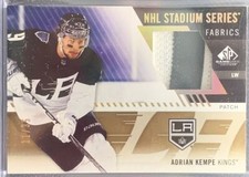 2020-21 Upper Deck NHL Stadium Series Fabrics Patch Adrian Kempe 11/35 Los