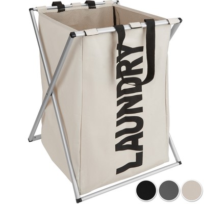 Cesto para Ropa Sucia Individual Canasto Bolsa Colada Asas Plegable