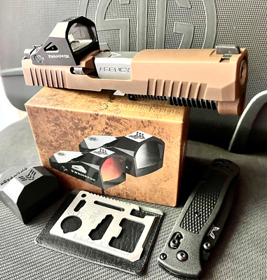 Sig P320 Slide w/ Red Dot Sight Agency Arms Fluted Barrel 3.9'' Compact Upper M18