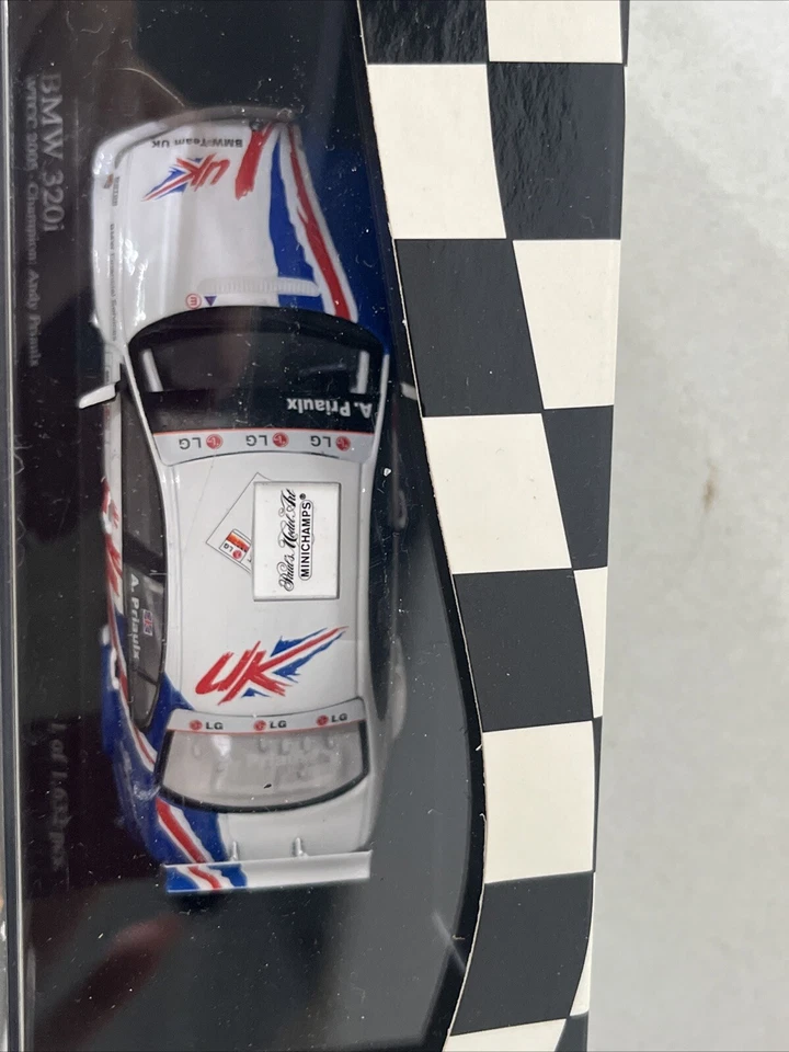 BMW 320i 2005 Minichamps 1:43 Andy Priaulx. Campeón Mundial de Coches de Rally de Turismo Foto 4 de 4
