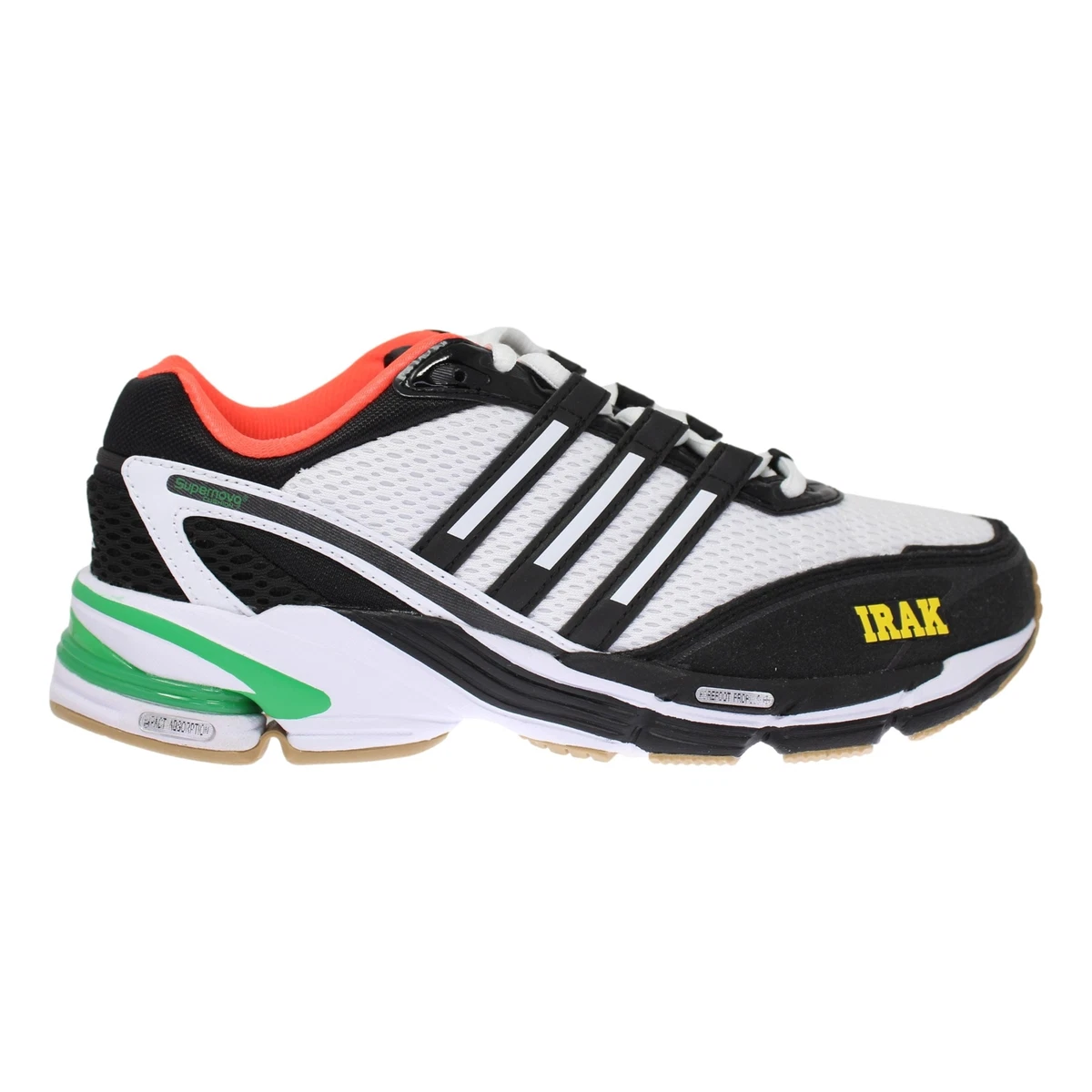 Adidas Supernova Cushion 7 IRAK White/Black-Green GZ9787 Men's