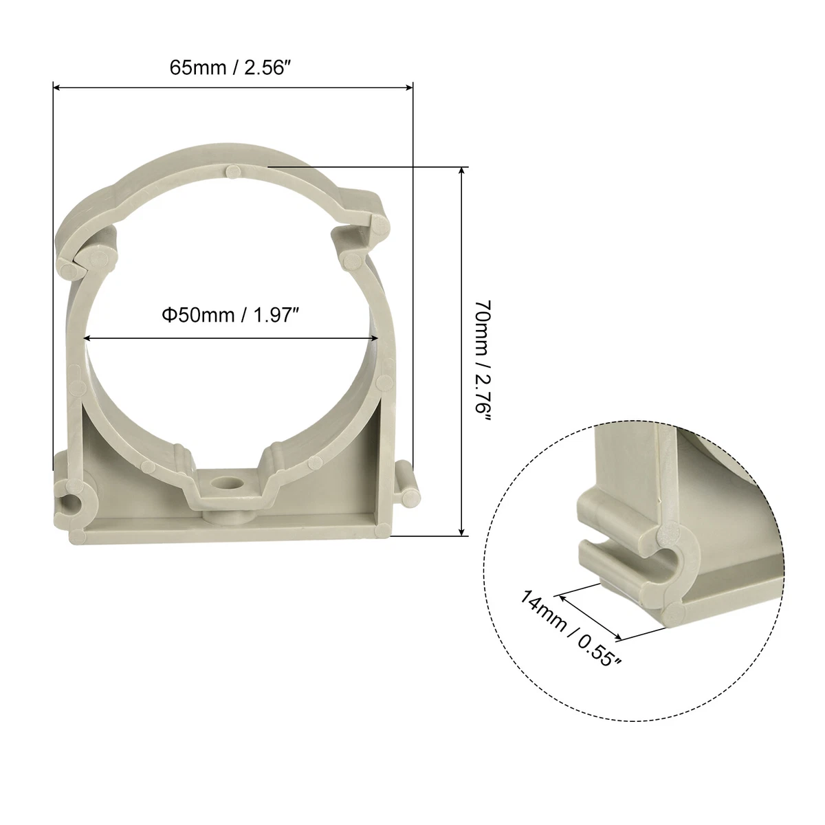 50mm tube deals clamp