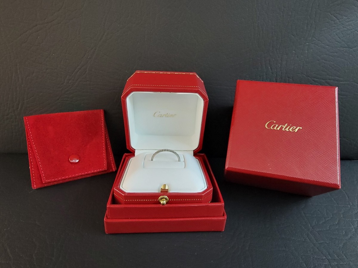 Étincelle de Cartier Eternity Diamond Wedding Band 18K White Étincelle de Cartier Eternity Diamond Wedding Band 18K White