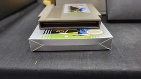 CIB JACK NICKLAUS GOLF NINTENDO NES VIDEO GAME COMPLETE IN BOX W/ PROTECTOR