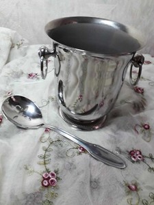 Sceau à Glace Vintage Jean Couzon – Acier Inox Satiné – Superbe état