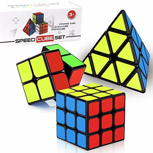 ROXENDA Speed Cube Set, [3 Pezzi] Qiyi Cube Set con Cubo Magico di 2x2 (H4U)