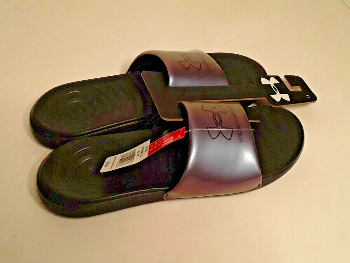 Under Armour COLOR CHANGING Men\'s SIZE 11 Ansa LE Slide Sandal 3024199-001 BLACK Under Armour COLOR CHANGING Men main image 2