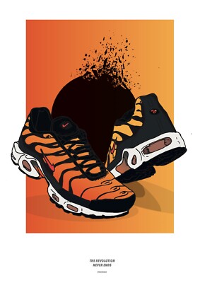 nike air max 1 sneaker poster bild jordan force off white patta parra streetart