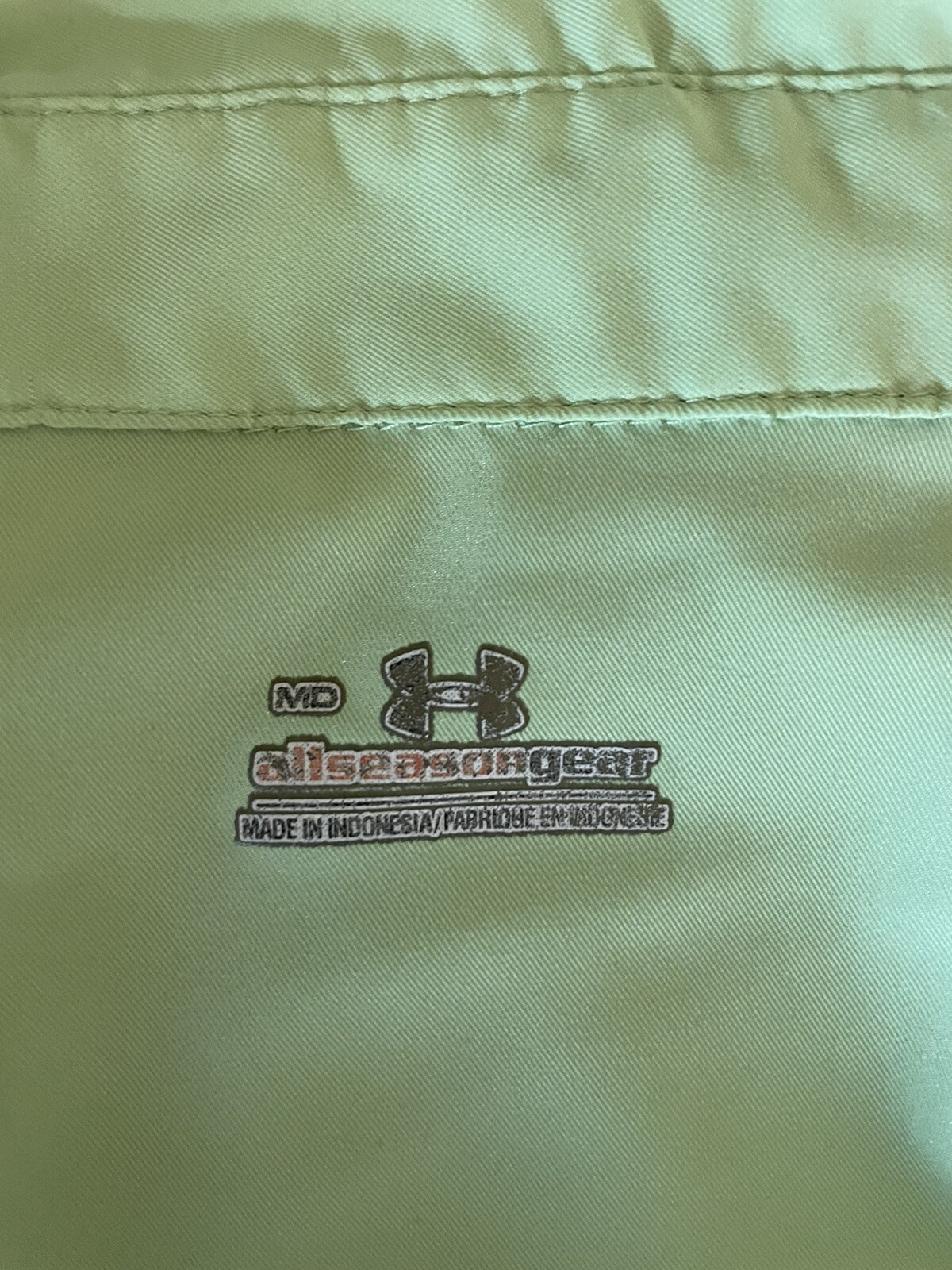 Under Armor Prototype Button Down Shirt Lime Gree… - image 7