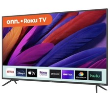 ONN 100012585 50" 4K UHD LED Roku Smart TV - Black