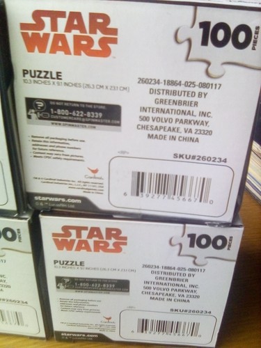 4 lot Disney's Star Wars The Last Jedi 100 Piece Jigsaw Puzzle 9 in x 10 in New. - Picture 10 of 12