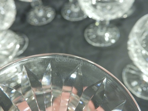10 Waterford Crystal Donegal Champagne Coupe Glass Dessert Sherbet Cups Old Mark - Picture 6 of 6