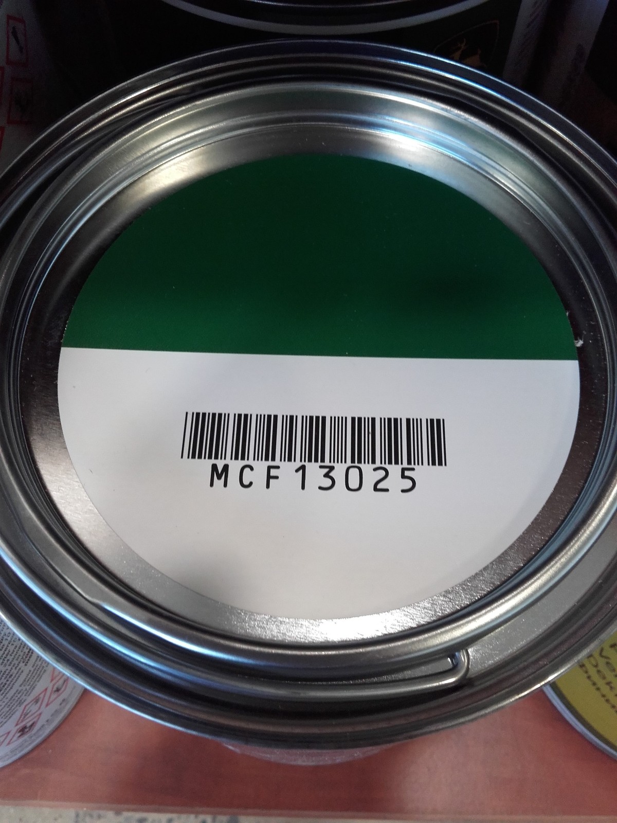 Genuine John Deere Green Paint 2.5ltr Tin MCF13025 Tractor Mower eBay