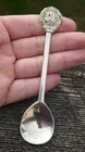 Vintage 1972 Gorham Sterling Silver & Enameled Christmas Spoon