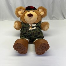 Furskins Vintage J Livingston Clayton Xavier Roberts Bear Plush Scout 14"