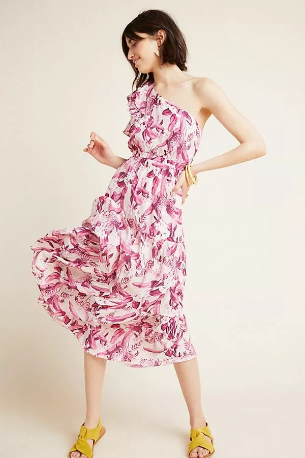 Steele one shoulder clearance dress