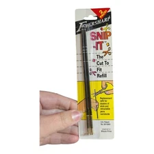 VINTAGE 1997 Eversharp Snip It Black Ink Fine Refill 2 Count New Sealed SNP4F/2