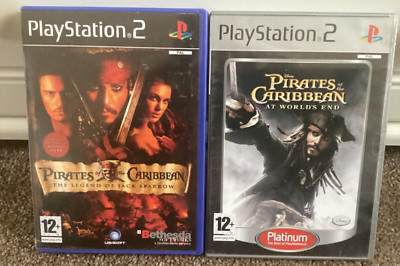 Fluch der Karibik Die Legende von Jack Sparrow und am Ende der Welt PS2 Spiele