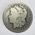 1893-CC Morgan Silver Dollar. Key Date! Carson City Minted Only 677,000!