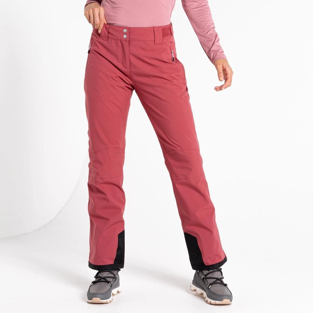 Womens DARE2B EFFUSED II EARTH ROSE PINK STRETCH Ski Pant- Sizes 8