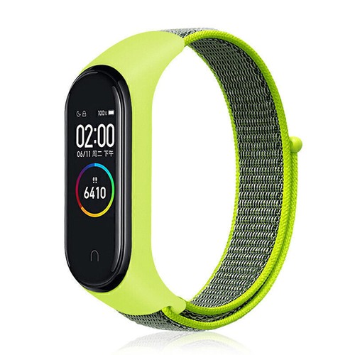 Nylon Silicone Wrist Straps Breathable Accessories For Xiaomi Mi Band 6 5 4 3 - Foto 12 di 38