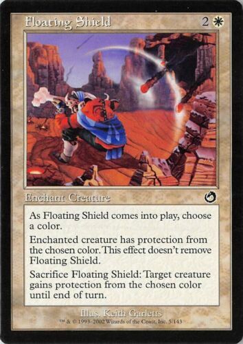 4 Floating Shield 4x x4 - LP - Torment - SPARROW MAGIC - mtg - - Picture 1 of 1