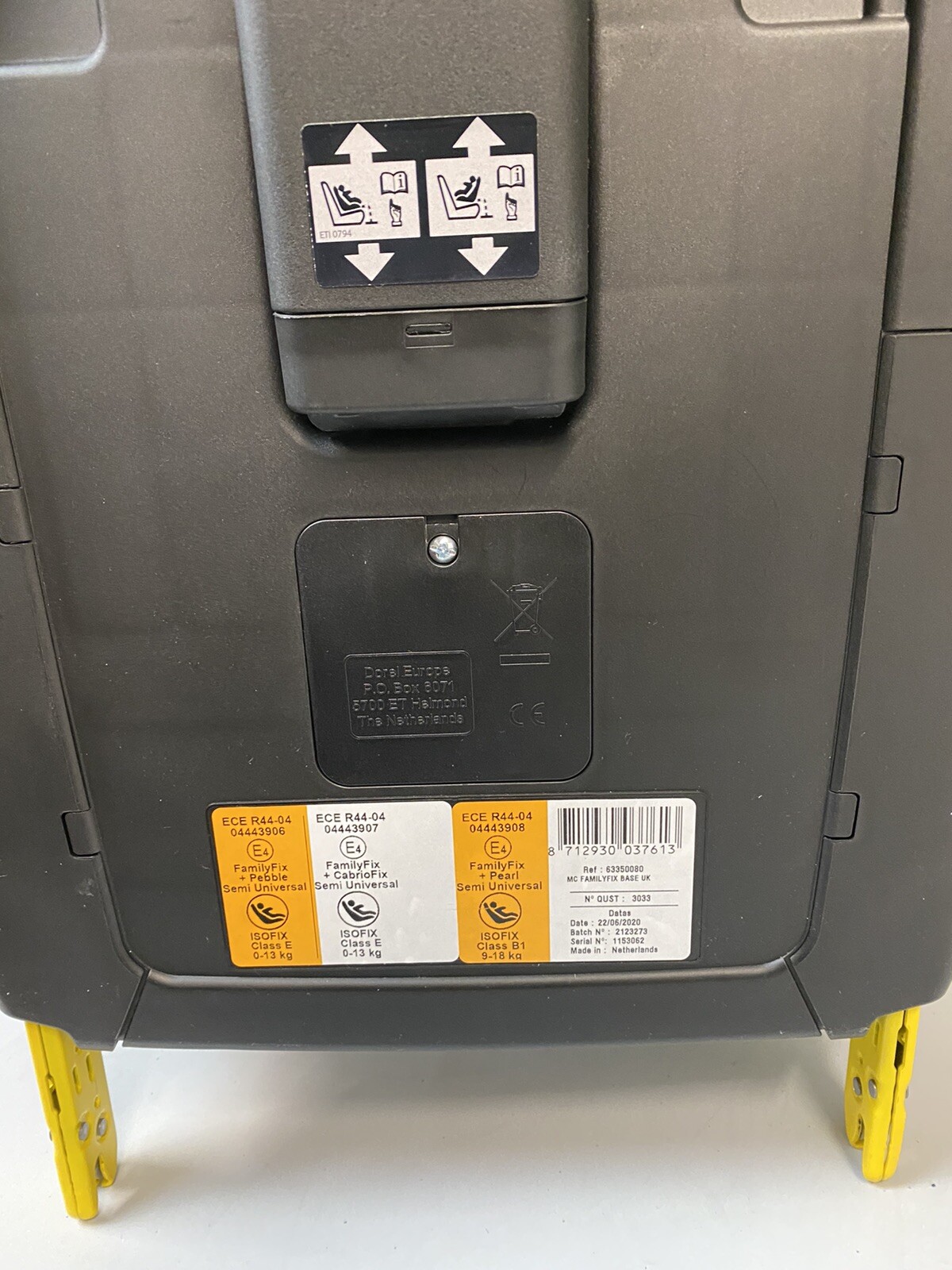 isofix class b1