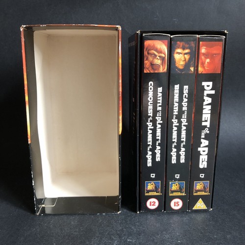 Planet Of The Apes Collection 3 VHS Box Set 60s/70s Roddy McDowall 1 Tape Sealed - 第 7/20 張圖片