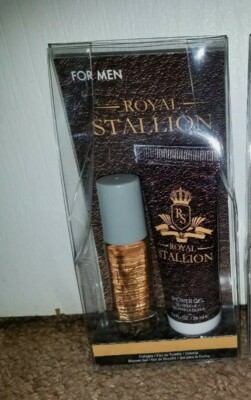 Mens royal stallion cologne Fl Oz +shower gel Fl New