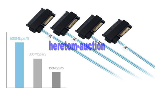 Internal Mini SAS 36Pin SFF-8087 to 4 x 29Pin SFF-8482 with SATA Power Cable - Picture 10 of 10