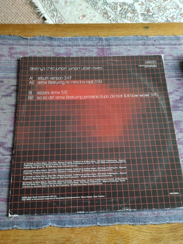 Destiny's Child Jumpin' Jumpin' Urban mixes 12" single promo XPR2573 - Picture 2 of 4
