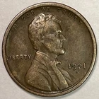 1921-S Lincoln Wheat Cent Extremely Fine XF Coin #12567