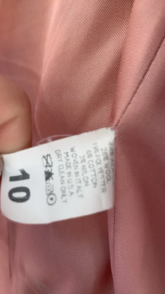 Gabardina Steve by Searle tejida de lana en Italia rosa talla 10 ropa para mujer Foto 2 de 4