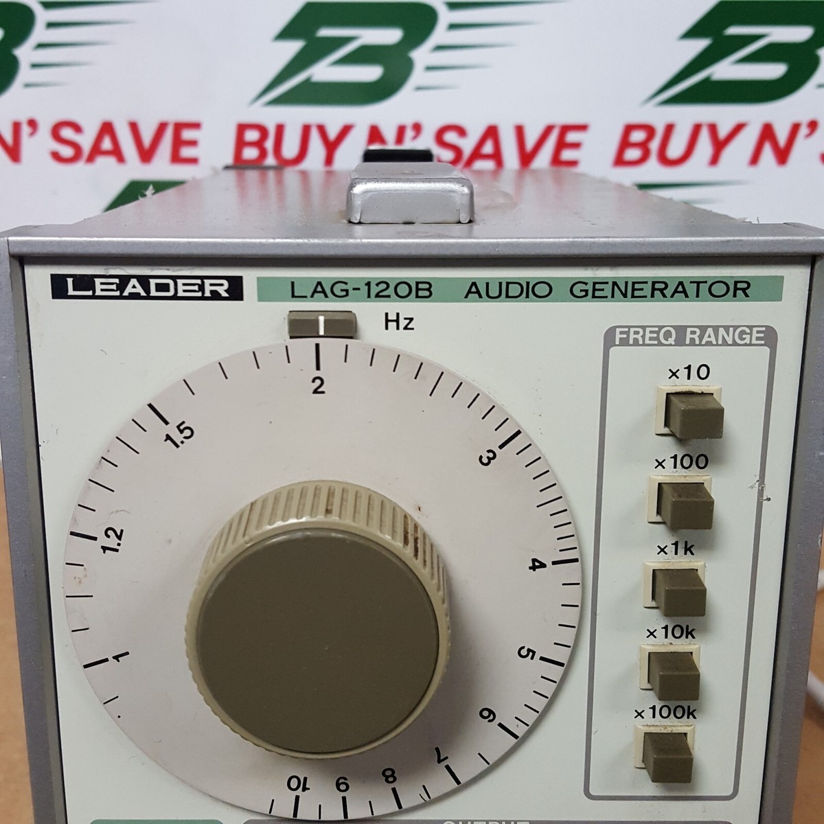 Leader Lag-120b Audio Frequency Generator 10hz - 1mhz for