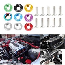 10PCS M6 JDM Car Modified Hex Plate Bolts Fasteners Fender Engine Bumper Screws