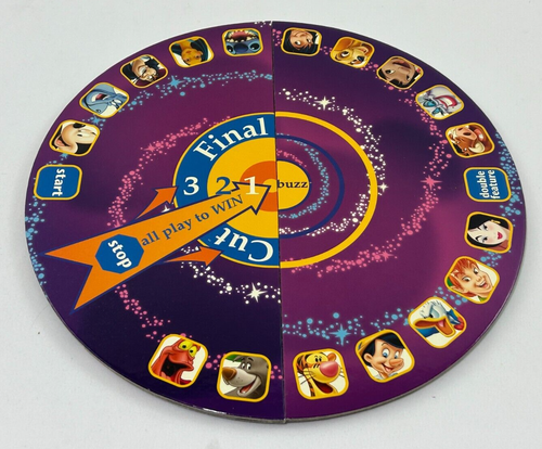 Disney 1st Edition Scene It DVD Game Replacement Part Flextime Game Board 2004 - Picture 3 of 4