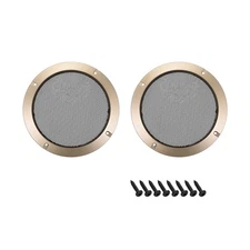 2Pack 4" Speaker Grill Mesh Circle Subwoofer Guard Protector Cover Audio