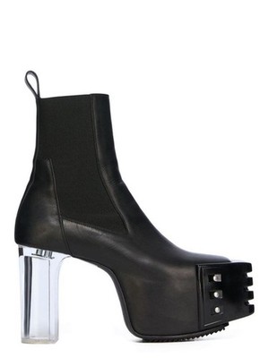 靴 rick owens grilled kiss boots 40 Rick Owens GRILLED PLATFORMS 40 Kiss Boots Leather Box & heel sole