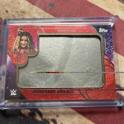 2025 Topps WWE Universe Ringside Relics DAKOTA KAI 03/10 #RSR-DKA