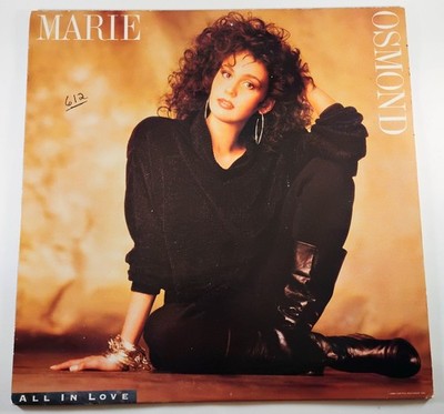 Marie Osmond All In Love C1-48968 Vinyl LP Ultrasonic Cleaned