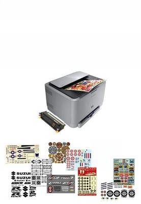 WaterSLIDE DECAL PAPER, Papier zum Entkalken, LaserDruck, klare Basis, 3 Blat...