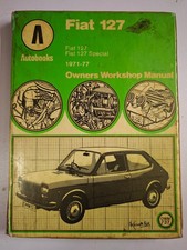 Fiat 127 Autobook Shop Manual,Manuale Officina,Manuale di Officina 1971-1977