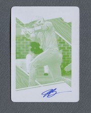 2022 Panini Elite Extra Edition 1/1 Printing Plate Jack Brannigan #83 Auto