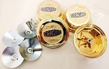 Cragar Star Wire Custom Gold Plated Center Caps Set Of 4 New 24k Gold Starwire