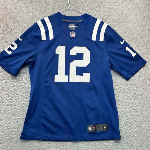 Nike Indianapolis Colts Football Jersey Mens Size Medium on Field Luck #12
